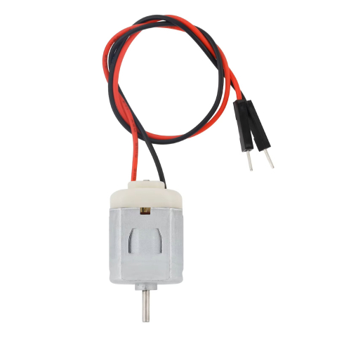 Motor DC 130 cu perii, 3-6V, ax 2mm, cu fire de conectare [1]