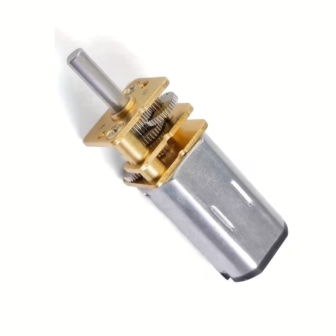Motor DC cu reductor GA12-N20, 6 V, 1000 rpm, ax D 3x10 mm​​​​​​​ [2]