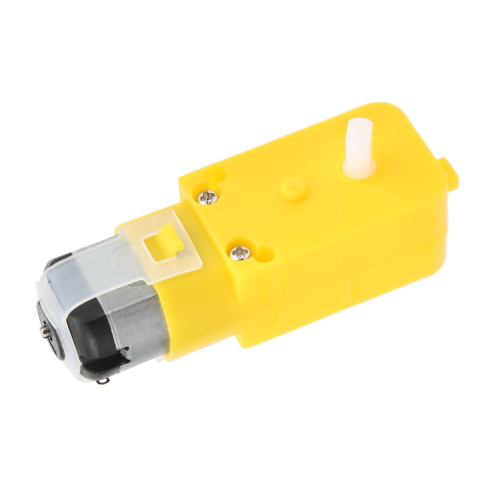 Motoare, variatoare si accesorii - Motor DC TT cu reductor 1:48, 3–6V, 100RPM, ax simplu