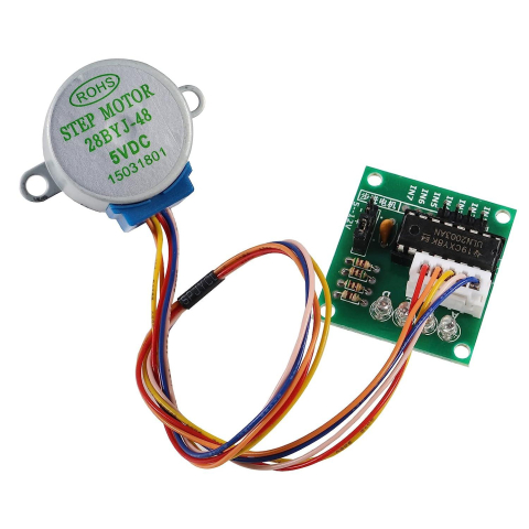 Motoare, variatoare si accesorii - Motor pas cu pas 28BYJ-48, 5V, cu reductor si driver ULN2003