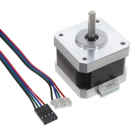 Piese electrice si electronice - Motor pas cu pas NEMA 17 42HB34F08AB, 1.7A, 34mm, cu cablu, imprimanta 3D si CNC
