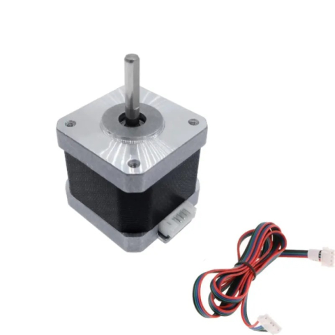 Piese si componente imprimante 3D si CNC - Motor pas cu pas NEMA17 42HB34F08AB, 1.7A, 1.8 grade, 0.35Nm