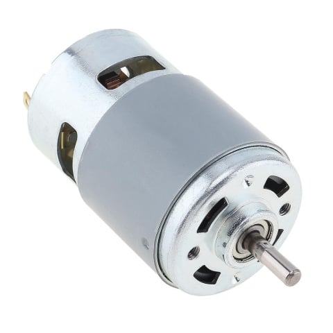 Motoare, variatoare si accesorii - Motor universal DC 775, 12–24V, 9000 RPM la 24V, ax D 5mm, dublu rulment
