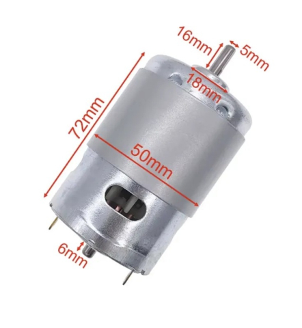 Motor universal DC 895 12-24V cu cuplu mare, 5000-10000rpm, ax 5mm [5]