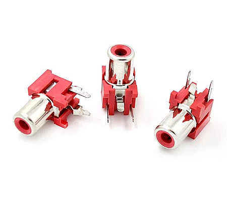 Mufa audio RCA AV single hole 3 pini [1]