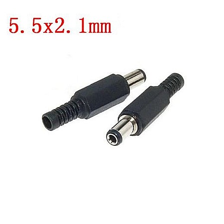 Cabluri si conectori - Mufa DC jack tata 5.5x2.1mm