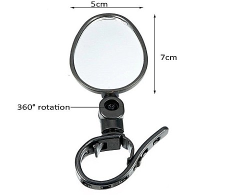 Accesorii trotinete electrice - Oglinda retrovizoare trotineta electrica, compatibila Xiaomi Mijia M365/ M365 Pro / 1S / Pro 2