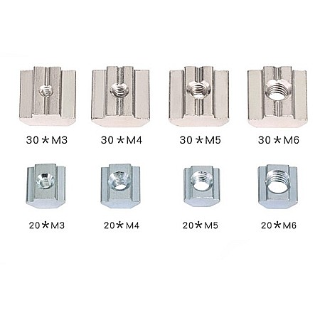 Piulita M3*20 pentru profil V slot imprimanta 3d (5 buc) [1]