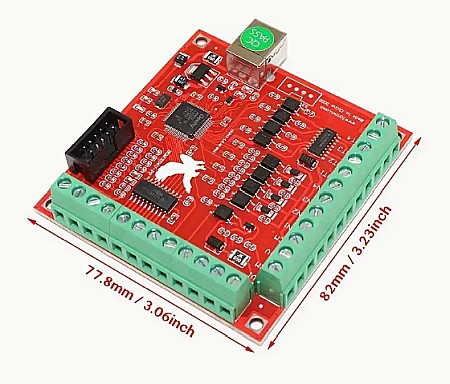 Placa de Control CNC USB Mach 3, 4 axe, cu cablu USB [2]
