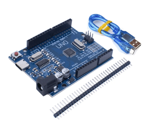 Placi dezvoltare - Placa de dezvoltare compatibila Arduino UNO R3, ATmega328P, USB-C, cu cablu USB