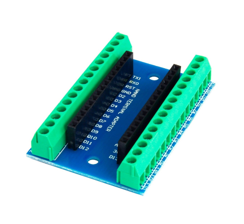 Kituri Arduino, platforme dezvoltare - Placa de expansiune Nano IO Shield V1.0 (DTY)