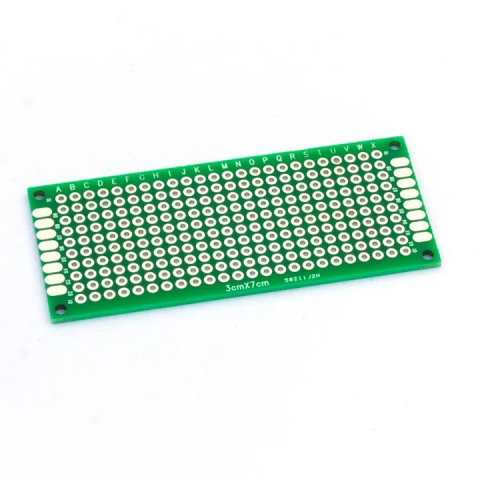 Accesorii si componente pentru Arduino - Placa de test cu doua fete 3x7cm