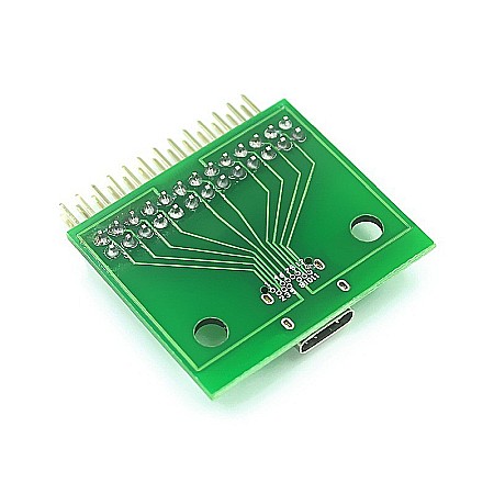 Placa de testare Plug-in PCB cu doua fete, USB tip C, USB 3.1, 24 pini [1]