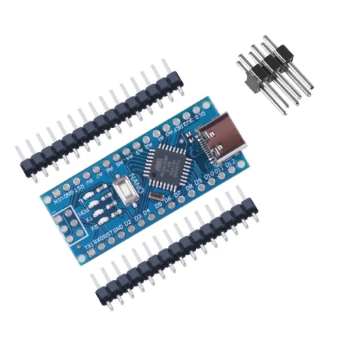Arduino Nano compatibil, Nano V3 Type-C, ATmega328PB, CH340G, placa dezvoltare Nano, Arduino Nano USB C, Nano pini nelipiti [1]