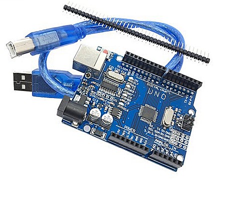 Kituri Arduino, platforme dezvoltare - Placa dezvoltare compatibila Arduino UNO cu cablu 30cm