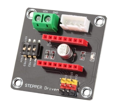 Piese si componente imprimante 3D si CNC - Placa extensie driver motor pas cu pas A4988 si DRV8825, 12-30V