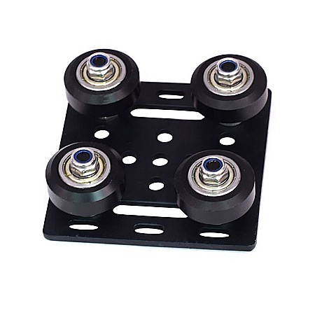 Placa V-Slot imprimanta 3d 20x20mm cu role OPENBUILDS [1]