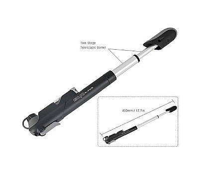 Pompa de mana GIYO cu manometru, pentru Trotinete si Biciclete [2]