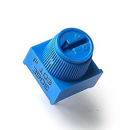 Componente Arduino - Potențiometru reglabil cu buton 3386P-1-103 10KΩ, 500mW