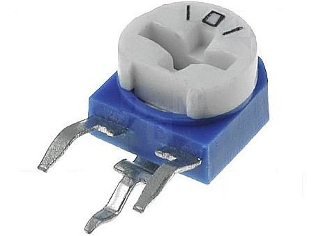 Potentiometru de montare vertical 10KΩ 100mW singura tura