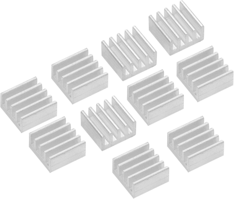Radiatoare aluminiu cu adeziv 11x11x5mm (set 5 buc.) [1]