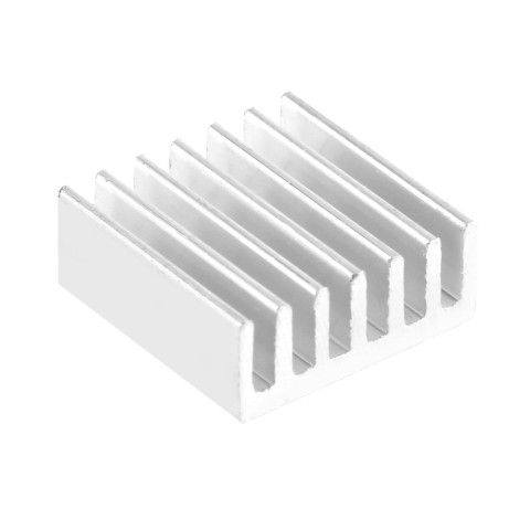 Radiatoare aluminiu cu adeziv 3M, 14x14x6mm (set 4 buc.)