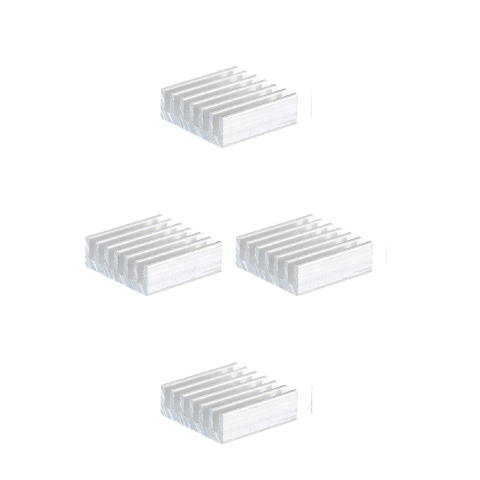 Componente imprimante 3D - Radiator aluminiu driver si mosfet cu adeziv, 14x14x6mm, imprimanta 3D (set 4 buc)