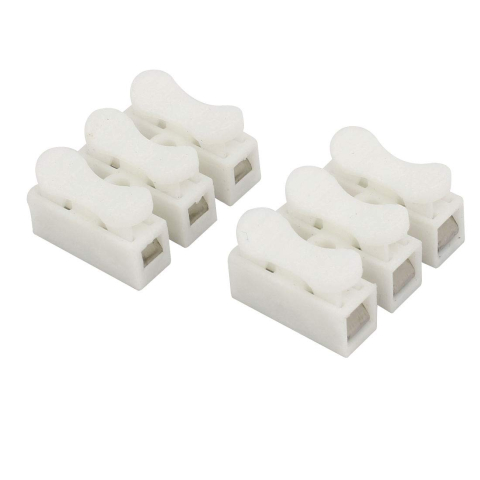 Conectori, mufe si blocuri terminale - Regleta conector rapid CH-3 push-in cu arc, 3 fire, 250V 10A (set 10 buc​​​​​​.)