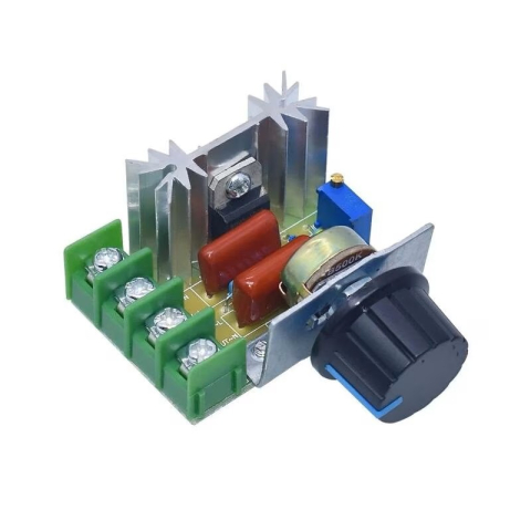 Variatoare turatie motoare - Regulator de tensiune AC 220V, 2000W, SCR, cu potentiometru
