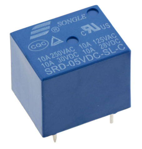 Releu Songle SRD-05VDC-SL-C, 5V DC, 10A, 5 pini