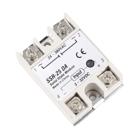 Releu solid state SSR-25DA 25A, intrare 3-32VDC, iesire 24-380VAC [1]