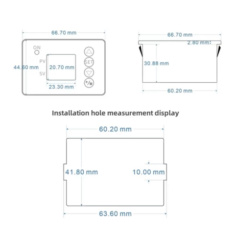 Releu temporizator cu intarziere T2310, digital dublu, 240W, DC 12V [3]