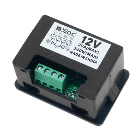 Releu temporizator cu intarziere T2310, digital dublu, 240W, DC 12V [7]