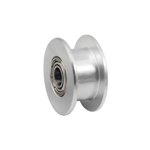 Fulie rola intinzatoare GT2, fara dinti, gaura 3mm, curea 6mm, aluminiu [2]