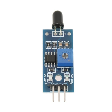 Senzor flacara infrarosu LM393, prag reglabil, iesire DO/AO [2]