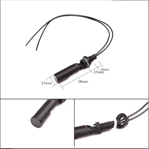 Senzor nivel apa, comutator plutitor, 100V DC, 1A [3]