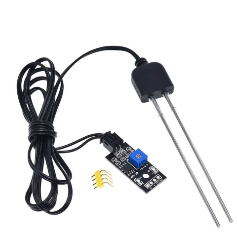 Senzori Arduino - Senzor umiditate sol cu sonda externa si modul comparator, cablu 1.3m, iesire analogica si digitala