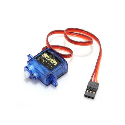 Servomotor SG90 9g, 180°, 4,8–6V, angrenaje din plastic [1]