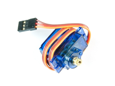 Servomotor SG90 9g, 180°, 4,8–6V, angrenaje din plastic [2]