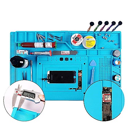 Set 2 bucati suprafata silicon antistatica S-180, 550*350mm si 240*220mm [0]