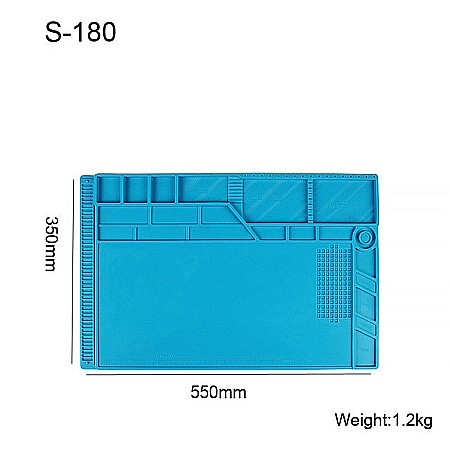 Set 2 bucati suprafata silicon antistatica S-180, 550*350mm si 240*220mm [1]