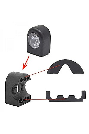 Set 2 garnituri suport prindere far de ghidon trotinetă Xiaomi Mijia M365 / Pro [1]