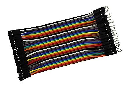 Cabluri si conectori - Set 40 fire Dupont mama tata, 100mm (40 pin)