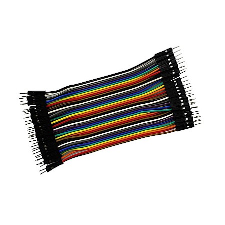 Cabluri si conectori - Set 40 fire Dupont tata tata, 100mm (40 pin)