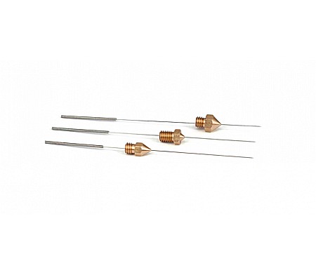 Componente imprimante 3D - Set 5 Ace Metalice Curatare Duza 0.4mm imprimanta 3D