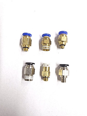 Set 6 conectori pneumatici (2xPC4-M6, PC4-M5, PC4-01, SPC6-01, M6) [1]