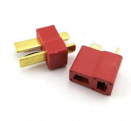 Acumulatori si Module BMS - Set conector de putere mama-tata pt acumulatori Litiu (2 seturi)
