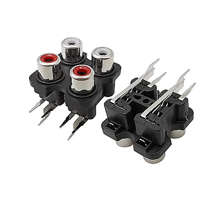 Set mufe conectori audio RCA AV (8 buc) [2]