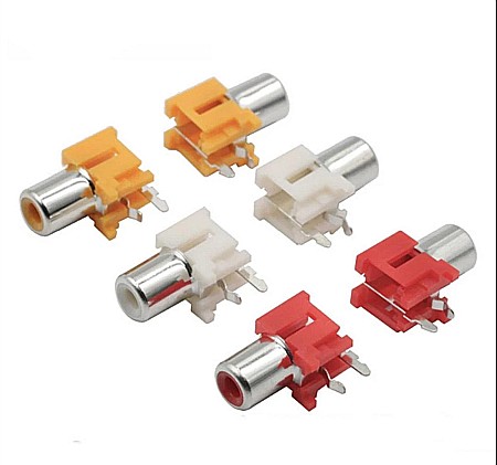 Cabluri si conectori - Set mufe conectori audio RCA AV (8 buc)