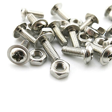 Robotica - Set surub cu piulita M3*6 (20 seturi)